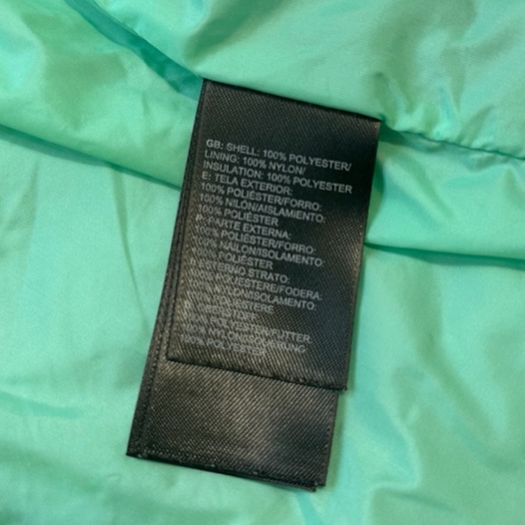 Women’s North Face Puffy Vest – Cobalt Blue & Teal – Size Small - Picture 3 of 6